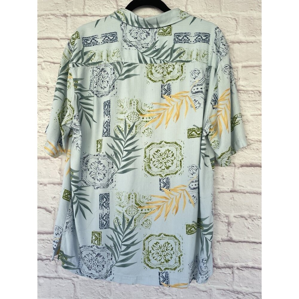 CARIBBEAN JOE Hawaiian Style Men's Shirt  Size XL 100% Rayon - Picture 2 of 13